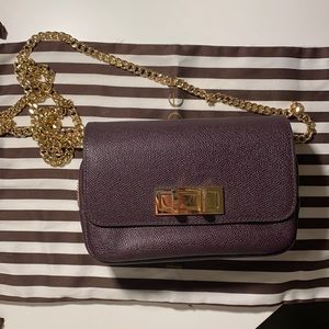 Henri Bendel violet crossbody bag